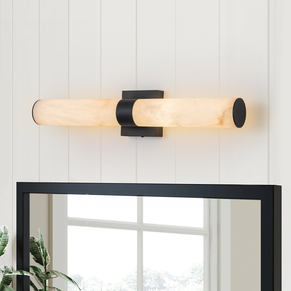 Modern Marble LED Bathroom Vanity Wall Light - LightfixturesUAE