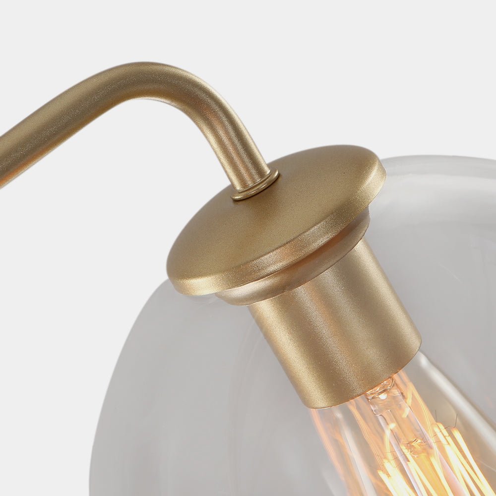 Modern Mid - Century 5 - Lights Sputnik Glass Globe Chandelier - LightfixturesUAE