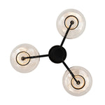 Modern Mid - century Sputnik Glass Bubble Semi Flush Mount - LightfixturesUAE