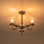 Modern Mid - century Sputnik Glass Bubble Semi Flush Mount - LightfixturesUAE