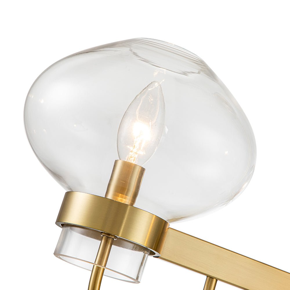 Modern Mid - century Sputnik Glass Bubble Semi Flush Mount - LightfixturesUAE