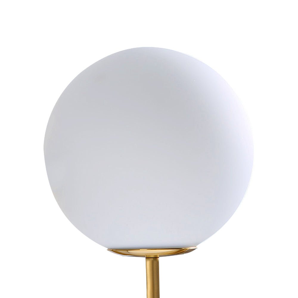 Modern Milky Glass Opal Globe Wall Sconce - LightfixturesUAE