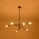 Modern Minimalism 6 - Light 3 - Tiered Sputnik Metal Chandelier - LightfixturesUAE