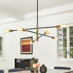 Modern Minimalism 6 - Light 3 - Tiered Sputnik Metal Chandelier - LightfixturesUAE