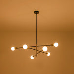 Modern Minimalism 6 - Light 3 - Tiered Sputnik Metal Chandelier - LightfixturesUAE