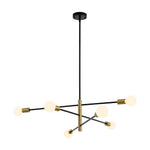 Modern Minimalism 6 - Light 3 - Tiered Sputnik Metal Chandelier - LightfixturesUAE