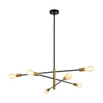 Modern Minimalism 6 - Light 3 - Tiered Sputnik Metal Chandelier - LightfixturesUAE