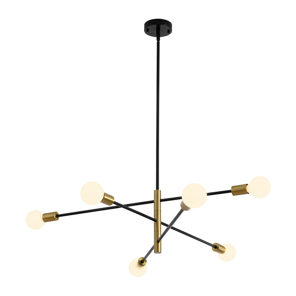 Modern Minimalism 6 - Light 3 - Tiered Sputnik Metal Chandelier - LightfixturesUAE