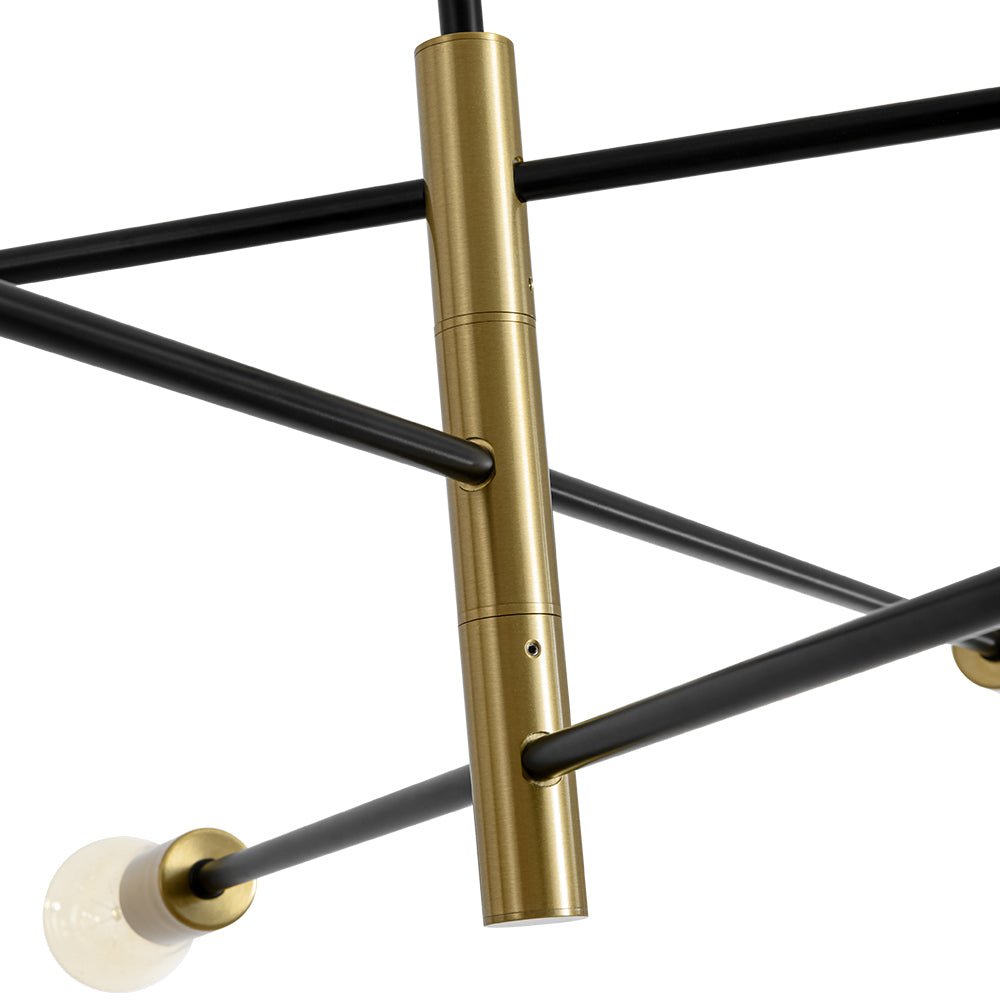 Modern Minimalism 6 - Light 3 - Tiered Sputnik Metal Chandelier - LightfixturesUAE