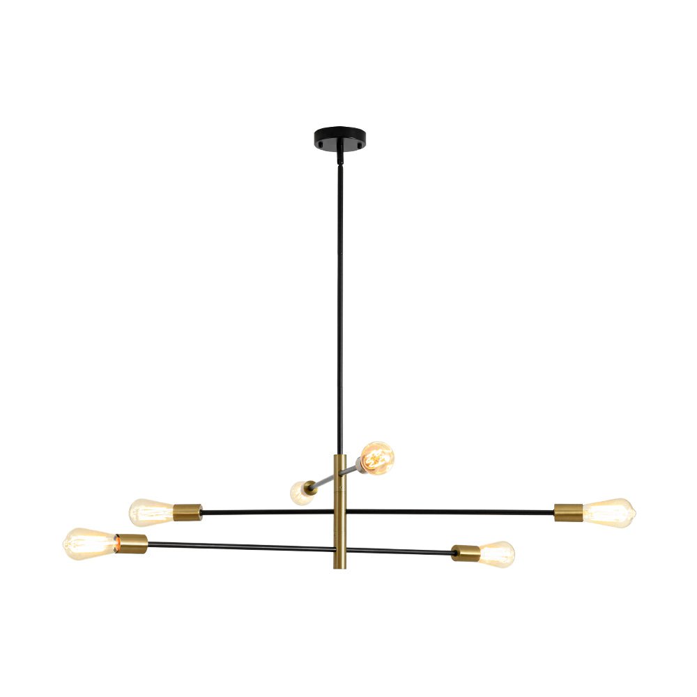 Modern Minimalism 6 - Light 3 - Tiered Sputnik Metal Chandelier - LightfixturesUAE