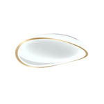 Modern Minimalism Irregular Round LED Metal Flush Mount Ceiling Light - LightfixturesUAE