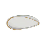 Modern Minimalism Irregular Round LED Metal Flush Mount Ceiling Light - LightfixturesUAE