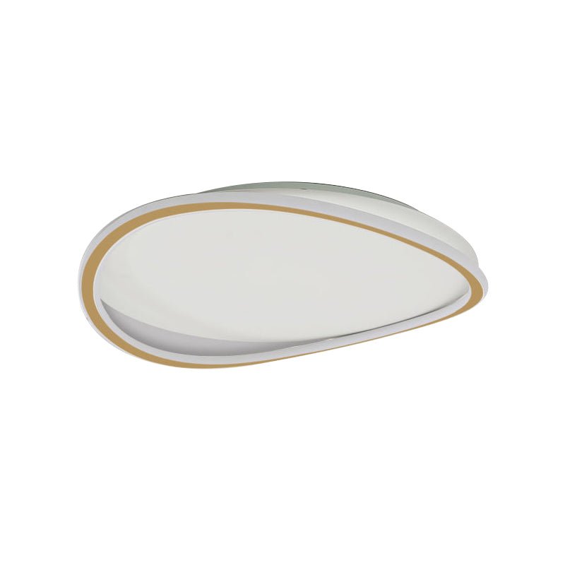Modern Minimalism Irregular Round LED Metal Flush Mount Ceiling Light - LightfixturesUAE