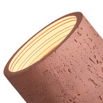 Modern Minimalist Cylindrical Stone LED Flush Mount Ceiling Light - LightfixturesUAE