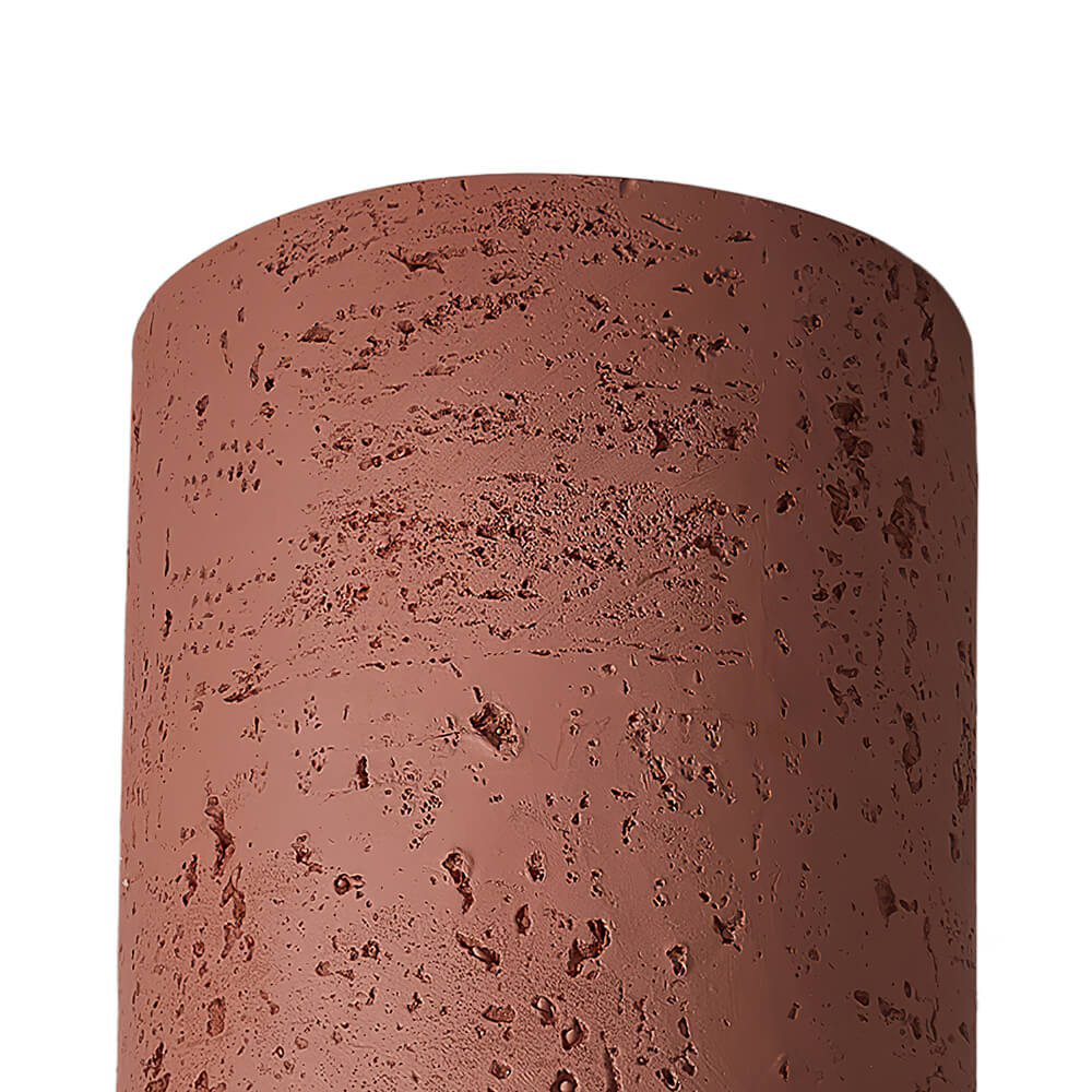 Modern Minimalist Cylindrical Stone LED Flush Mount Ceiling Light - LightfixturesUAE