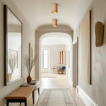 Modern Minimalist Cylindrical Stone LED Flush Mount Ceiling Light - LightfixturesUAE