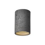 Modern Minimalist Cylindrical Stone LED Flush Mount Ceiling Light - LightfixturesUAE