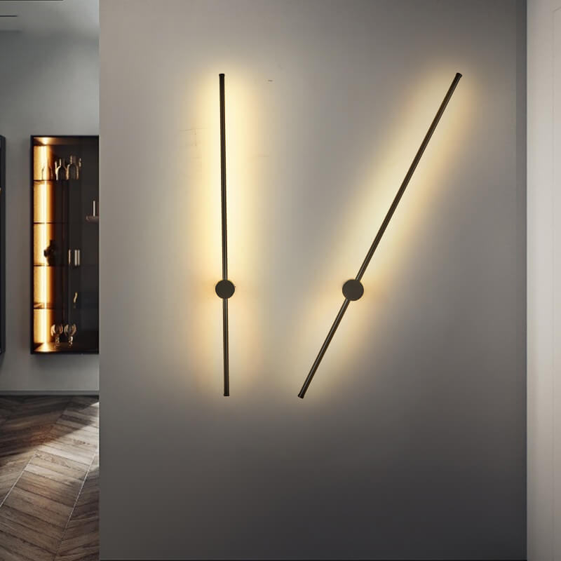 Modern Minimalist Long Strip LED Wall Sconce - LightfixturesUAE