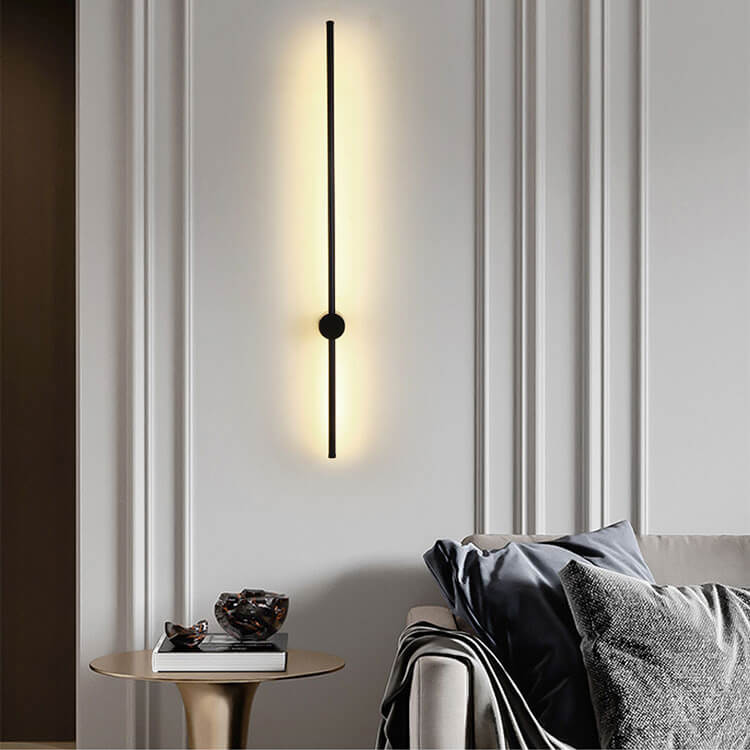 Modern Minimalist Long Strip LED Wall Sconce - LightfixturesUAE
