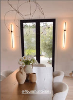 Modern Minimalist Long Strip LED Wall Sconce - LightfixturesUAE