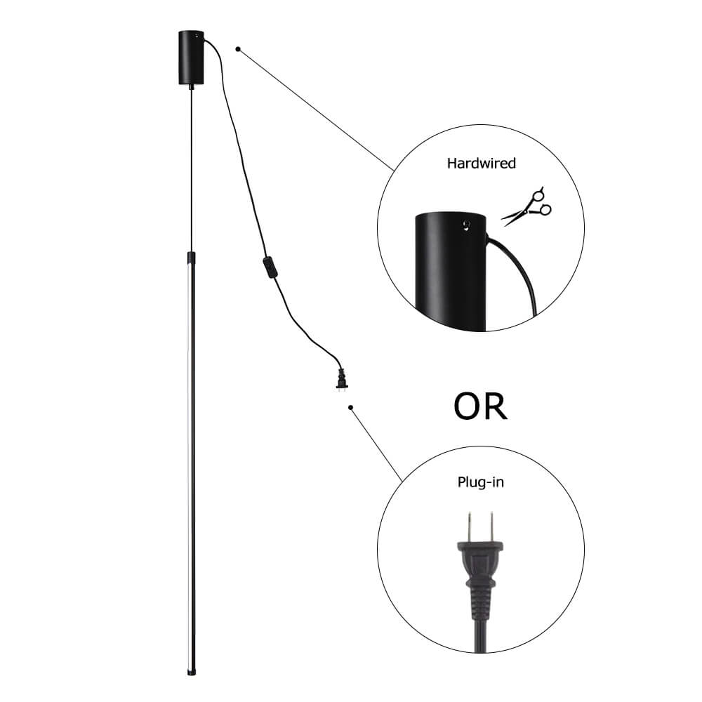 Modern Minimalist Long Strip LED Wall Sconce - LightfixturesUAE