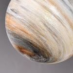Modern Natural Mood Ball Glass Globe Ceiling Pendant Light - LightfixturesUAE
