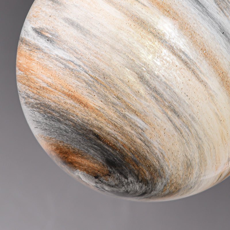 Modern Natural Mood Ball Glass Globe Ceiling Pendant Light - LightfixturesUAE