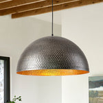 Modern One Light Dome Pendant Lighting - LightfixturesUAE