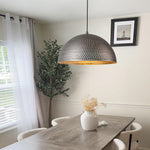 Modern One Light Dome Pendant Lighting - LightfixturesUAE