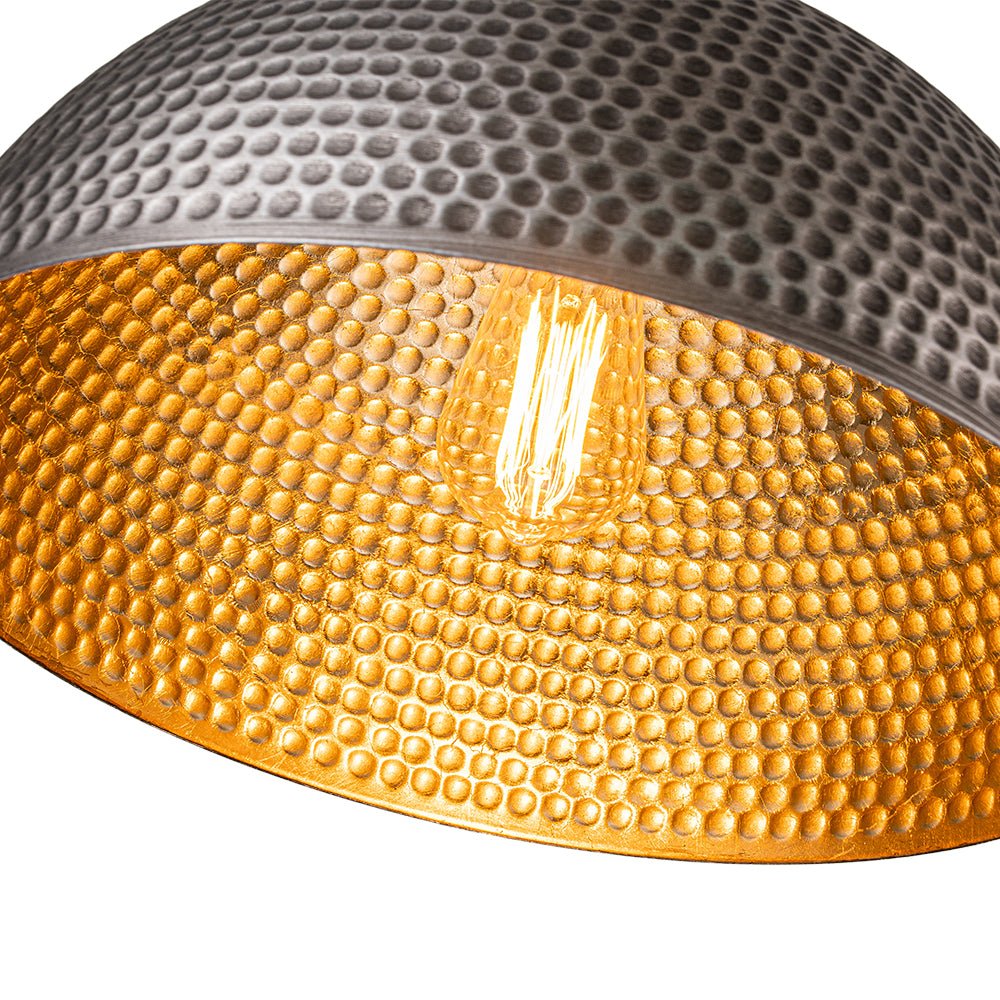 Modern One Light Dome Pendant Lighting - LightfixturesUAE
