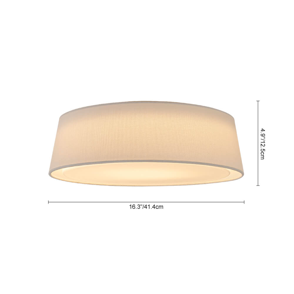 Modern Opal Glass Dimmable LED Flush Mount Ceiling Light - LightfixturesUAE
