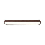Modern Oval Wood Grain LED Ceiling Light - LightfixturesUAE