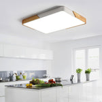 Modern Rectangle Dimmable LED Ceiling Light - LightfixturesUAE
