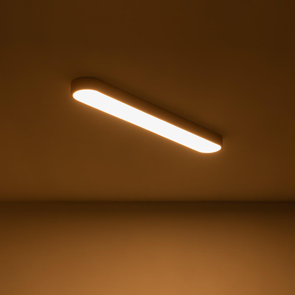 Modern Rectangular LED Flush Mount - LightfixturesUAE