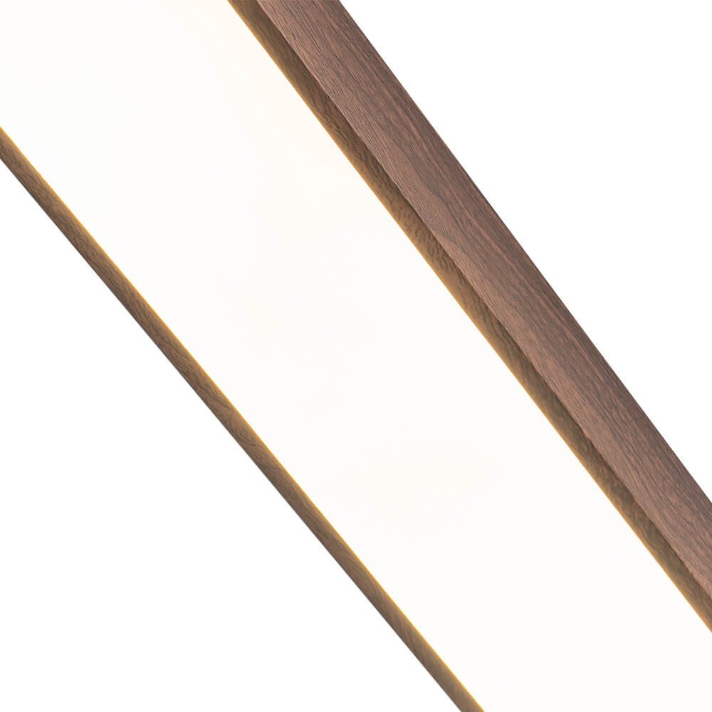 Modern Rectangular LED Flush Mount - LightfixturesUAE
