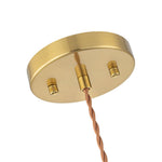 Modern Ribbed Glass Dome - Shaped Single Pendant Light - LightfixturesUAE