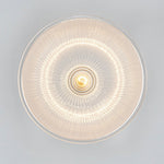 Modern Ribbed Glass Dome - Shaped Single Pendant Light - LightfixturesUAE