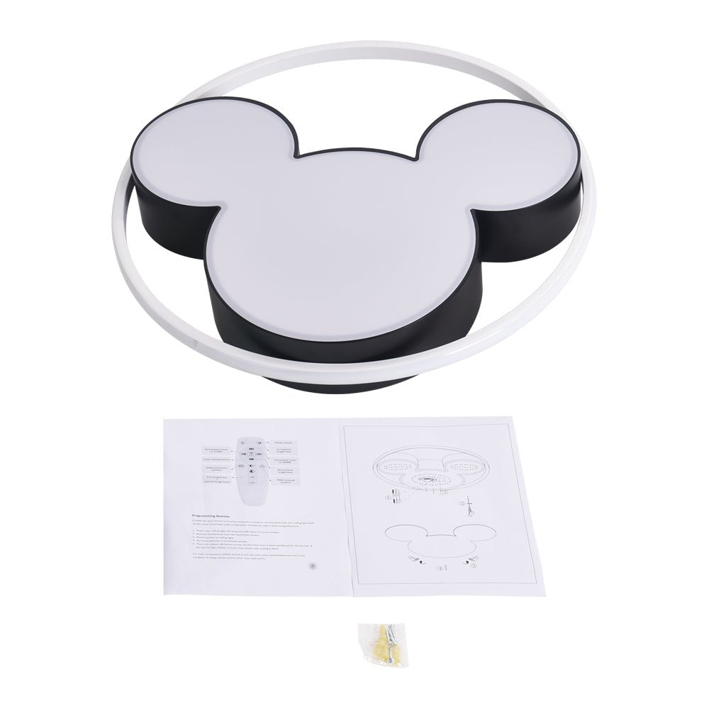 Modern Room Dimmable LED Mickey Ceiling Light - LightfixturesUAE