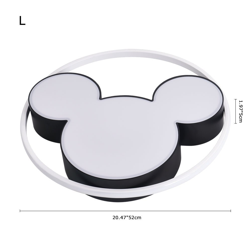 Modern Room Dimmable LED Mickey Ceiling Light - LightfixturesUAE