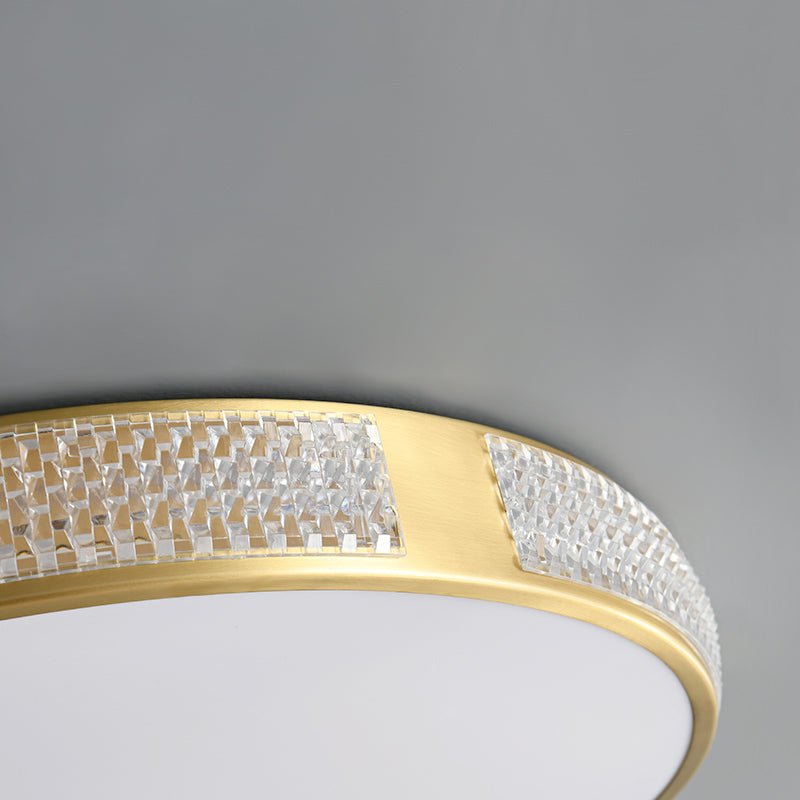 Modern Round Acrylic LED Flush Mount Ceiling Light - LightfixturesUAE