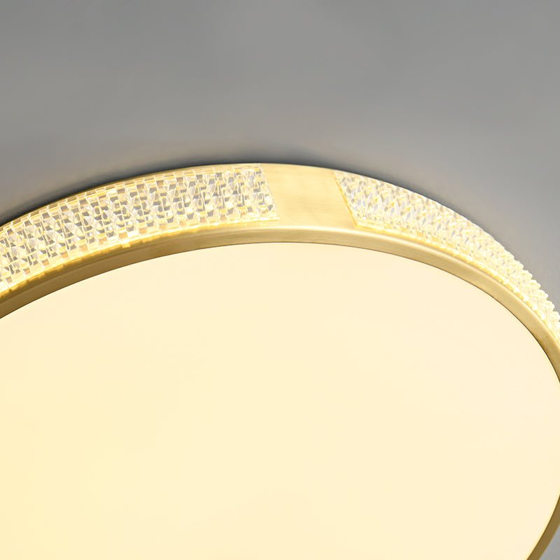 Modern Round Acrylic LED Flush Mount Ceiling Light - LightfixturesUAE