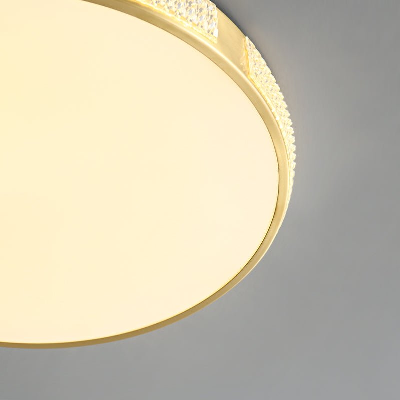 Modern Round Acrylic LED Flush Mount Ceiling Light - LightfixturesUAE