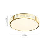 Modern Round Acrylic LED Flush Mount Ceiling Light - LightfixturesUAE
