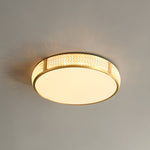 Modern Round Acrylic LED Flush Mount Ceiling Light - LightfixturesUAE