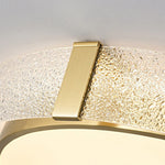 Modern Round Glass LED Flush Mount Ceiling Light - LightfixturesUAE
