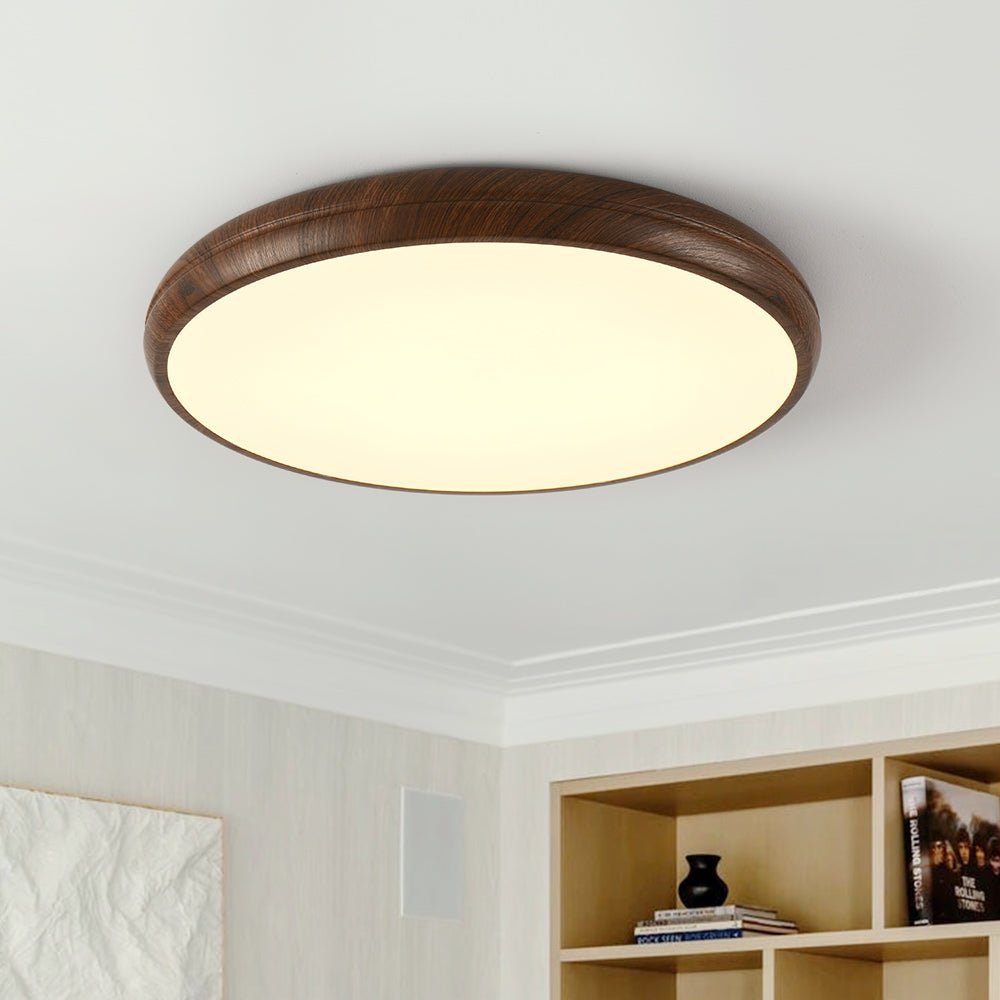 Modern Round LED Flush Mount Ceiling Light - LightfixturesUAE