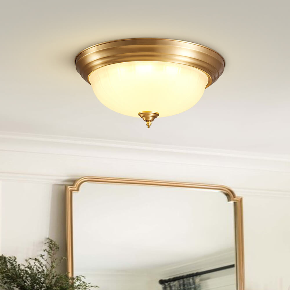 Modern Round LED Flush Mount Ceiling Light - LightfixturesUAE