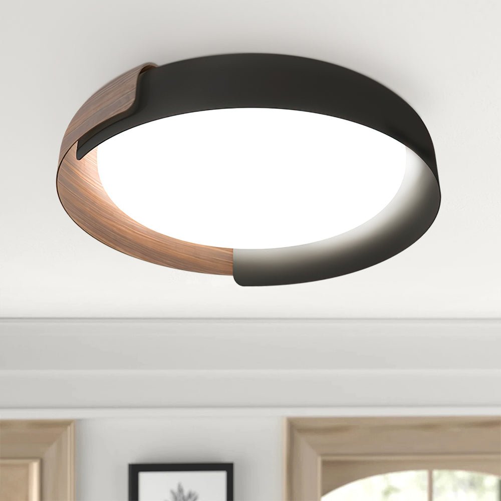Modern Round LED Flush Mount Ceiling Light - LightfixturesUAE