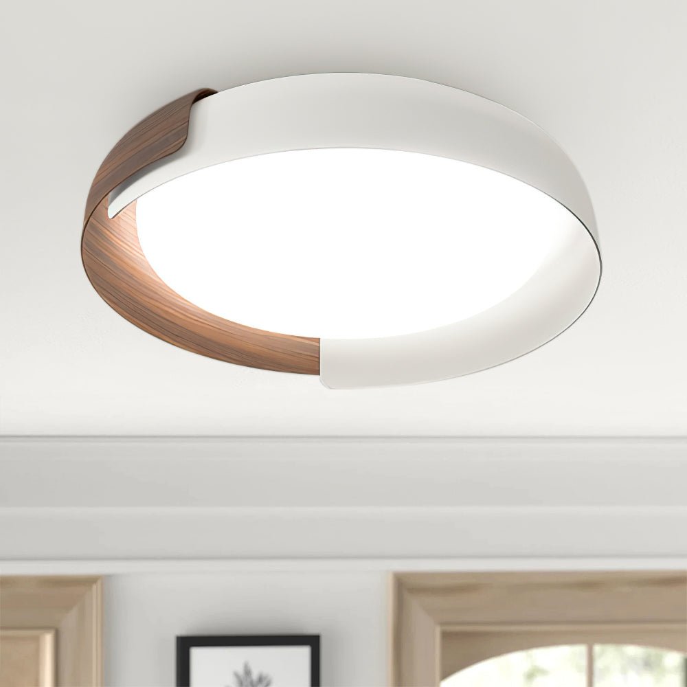 Modern Round LED Flush Mount Ceiling Light - LightfixturesUAE