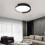 Modern Round LED Flush Mount Ceiling Light - LightfixturesUAE